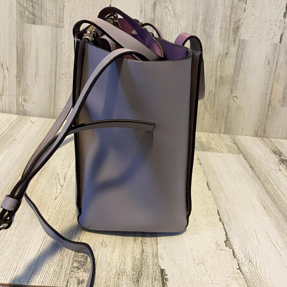 CLEARANCE! Kate Spade New York Leather Pale Purple Crossbody Bag Handles Purse - Picture 9 of 16